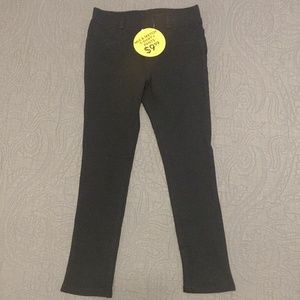 Girls black jeggings